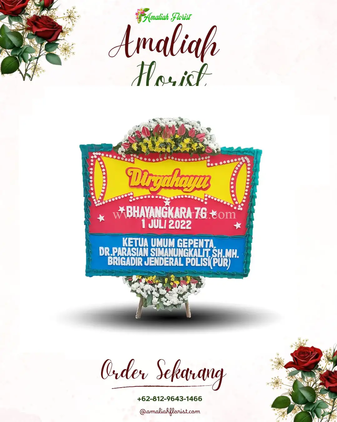 Papan Bunga HUT Ulang Tahun Kedungrawan